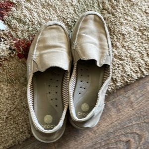 Crocs! Awesome and super comfortable shoe!